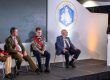 HM Lord-Lieutenant of Surrey Michael More-Molyneux with his cadets, the show's president Jeremy Burbidge, and chair, Bob Maurer at the prize giving ceremony, 2025
